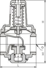进口直接作用薄膜式支管减压阀(图4)