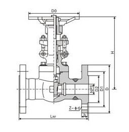 进口铸钢法兰闸阀